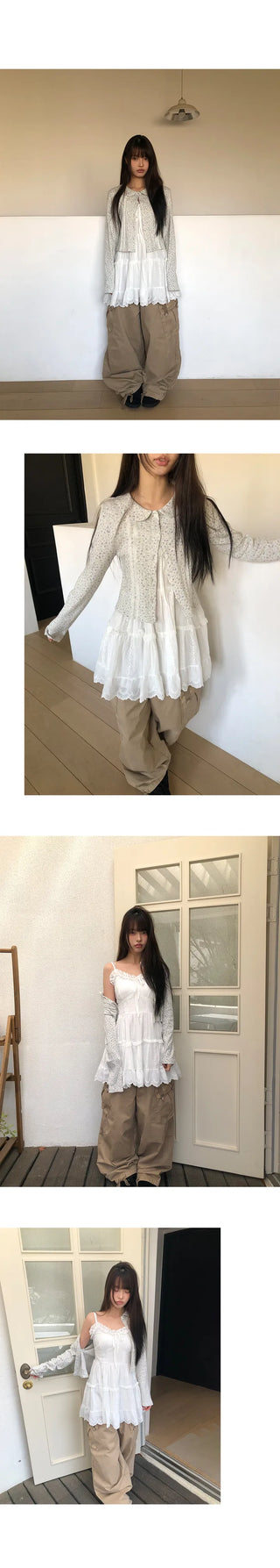 Karn Multi-Pocket Wide Cargo Pants