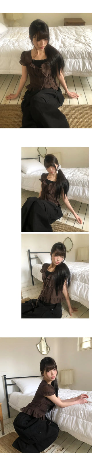 Karn Multi-Pocket Wide Cargo Pants