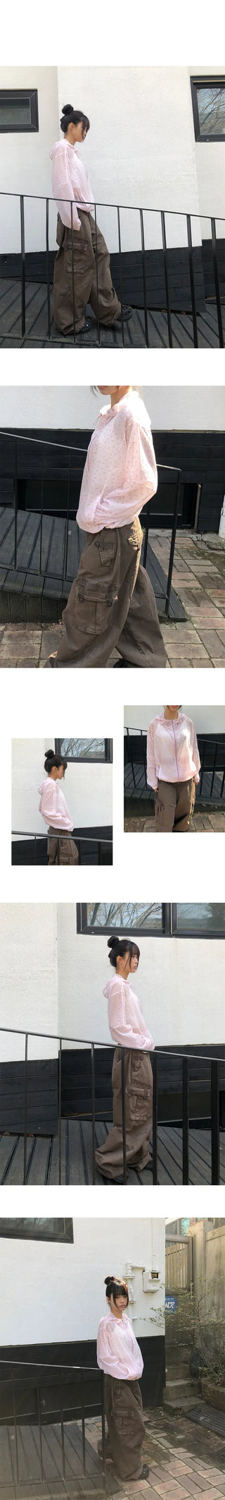 Karn Multi-Pocket Wide Cargo Pants