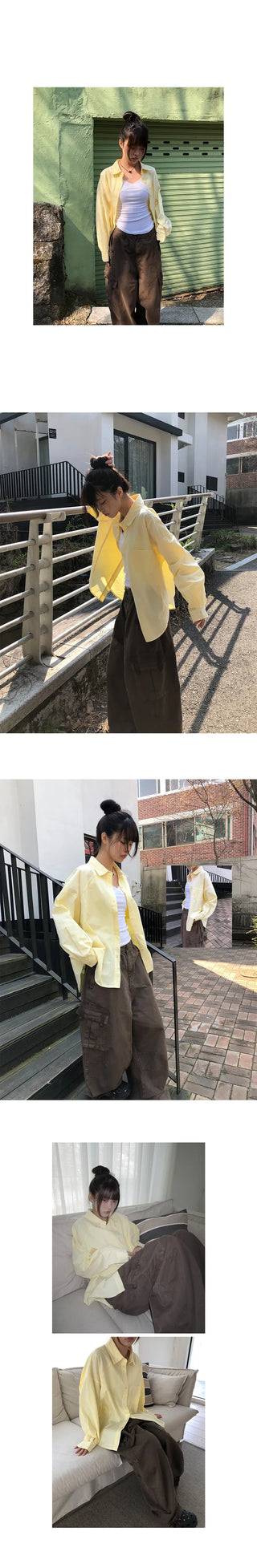 Karn Multi-Pocket Wide Cargo Pants