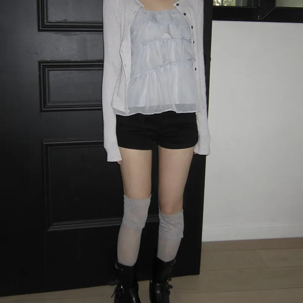 Erel High-Waisted Button Shorts