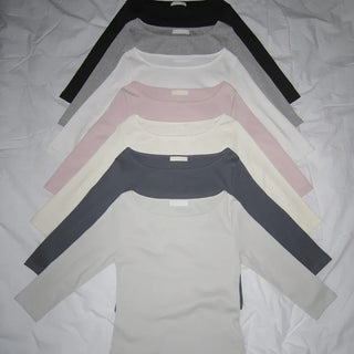 Newren Boat Neck Sleeve T-Shirt