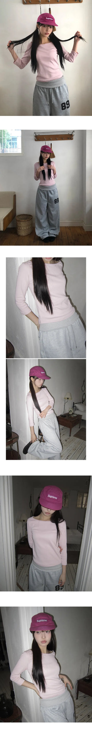 Newren Boat Neck Sleeve T-Shirt