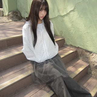 Ekin Sheer Layered Skirt Pants