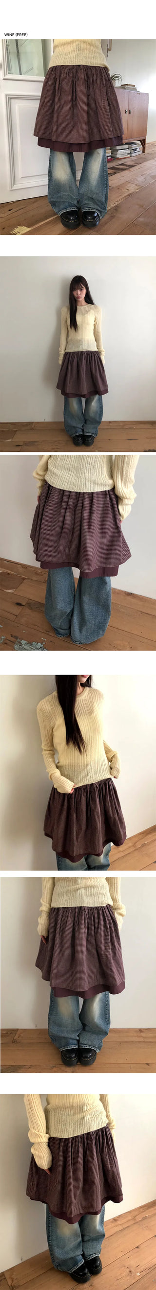 Nerua Vintage Flare Skirt