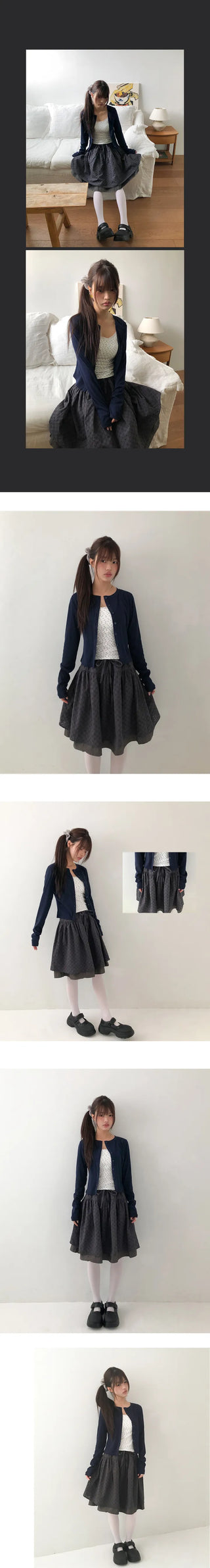 Nerua Vintage Flare Skirt