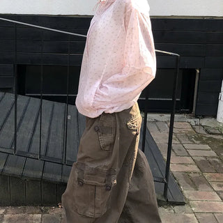 Havyu Flower String Windbreaker Jacket