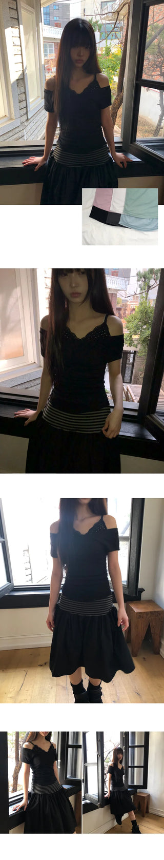 Penlu Daily U-Neck Short Sleeve T-Shirt