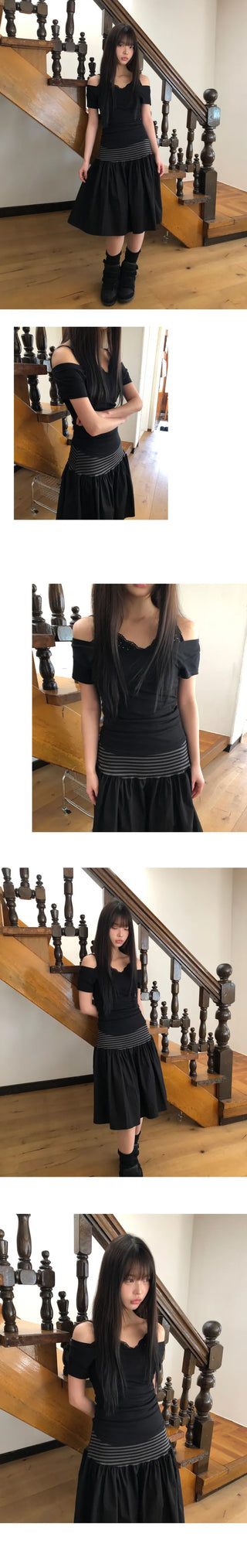 Penlu Daily U-Neck Short Sleeve T-Shirt