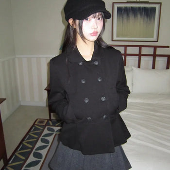 Lowell Double Button Short Jacket