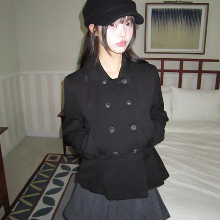 Lowell Double Button Short Jacket