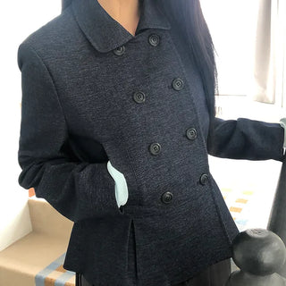 Lowell Double Button Short Jacket