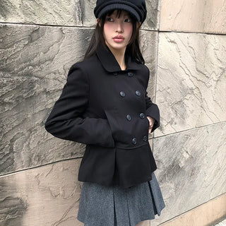 Lowell Double Button Short Jacket
