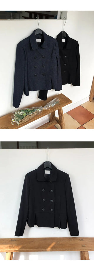Lowell Double Button Short Jacket