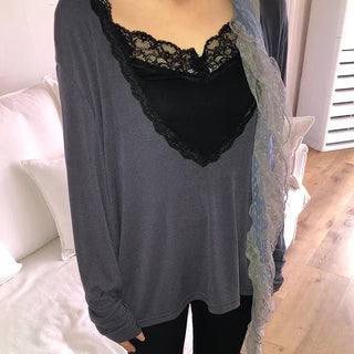 Undertale Lace Button Half-Open Sleeveless