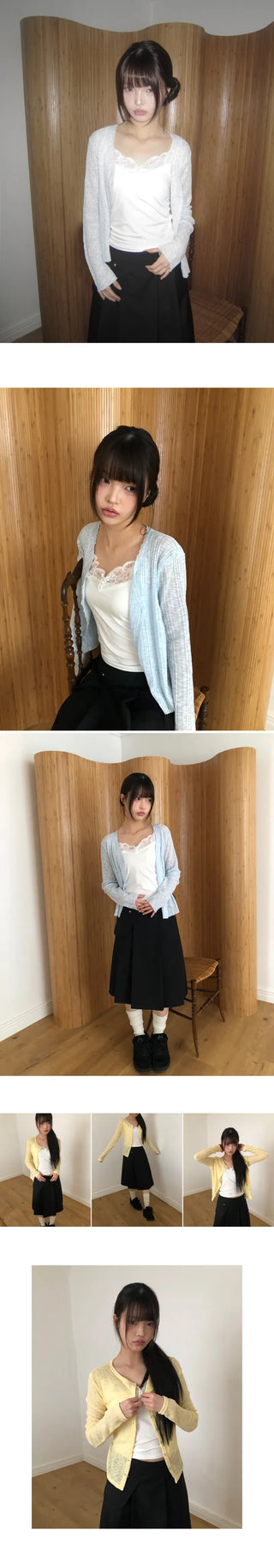 Undertale Lace Button Half-Open Sleeveless