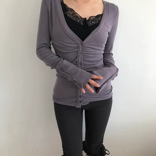 Minos Ribbon Frill Capri Pants