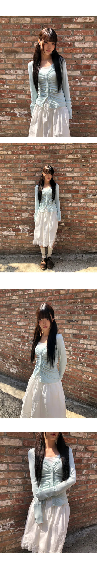 Camille Lace Tiered Flare Midi Skirt