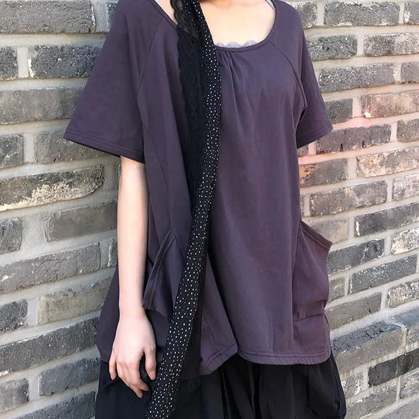 Carrot Loose Fit Short Sleeve Pocket T-shirt