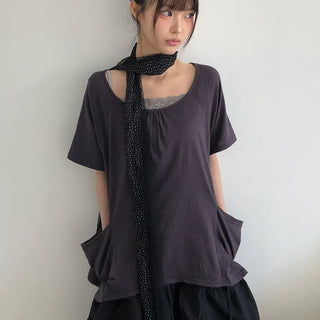 Carrot Loose Fit Short Sleeve Pocket T-shirt