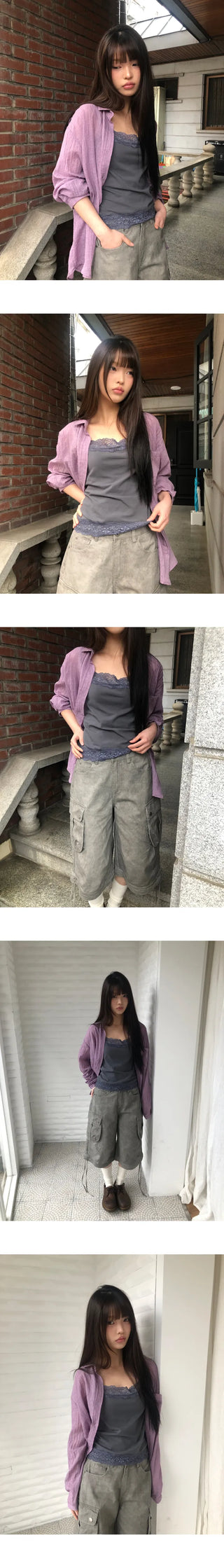 Talls Lace Strap Sleeveless