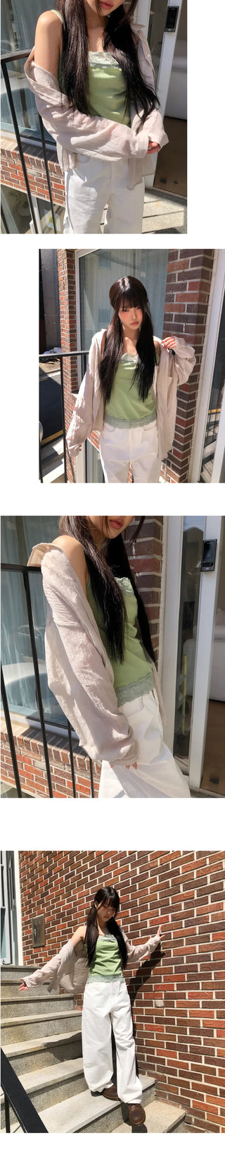 Talls Lace Strap Sleeveless