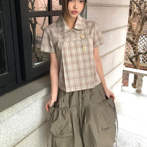 Robo Balloon Pumpkin Big Pocket Skirt