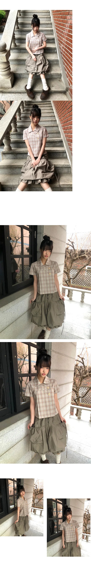 Robo Balloon Pumpkin Big Pocket Skirt