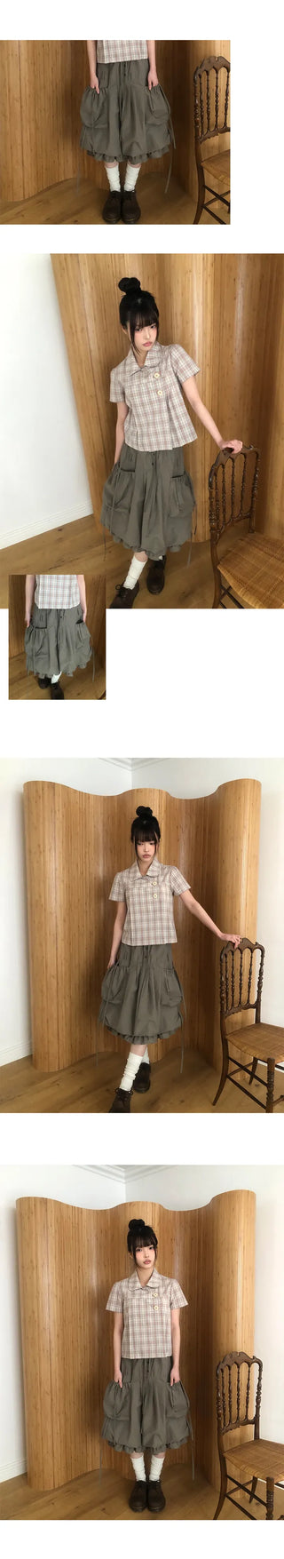 Robo Balloon Pumpkin Big Pocket Skirt