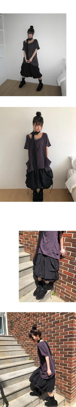 Robo Balloon Pumpkin Big Pocket Skirt