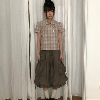 Robo Balloon Pumpkin Big Pocket Skirt