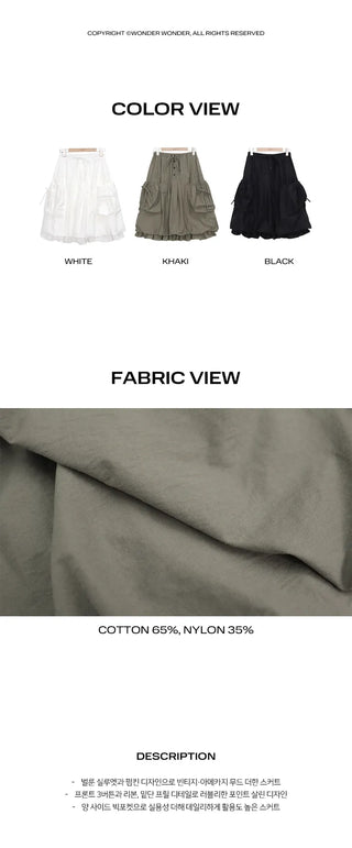 Robo Balloon Pumpkin Big Pocket Skirt