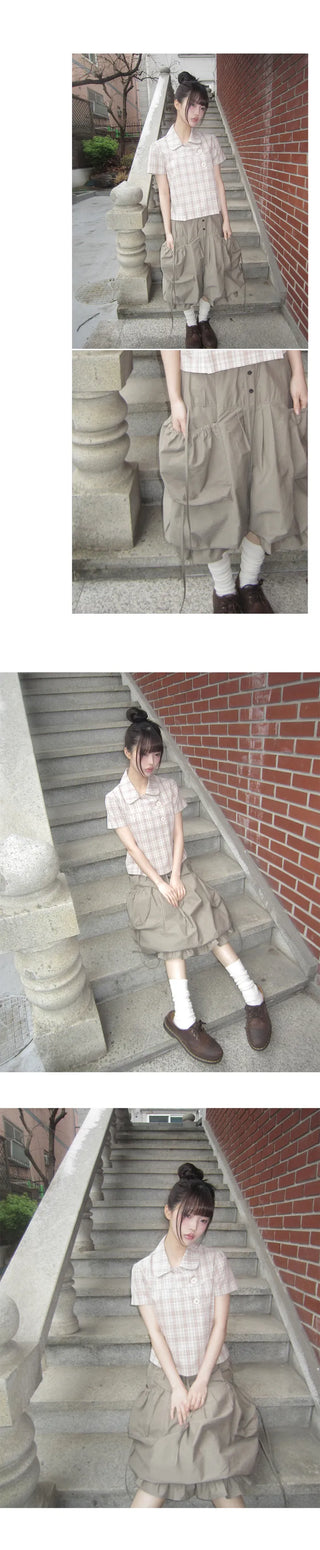 Robo Balloon Pumpkin Big Pocket Skirt