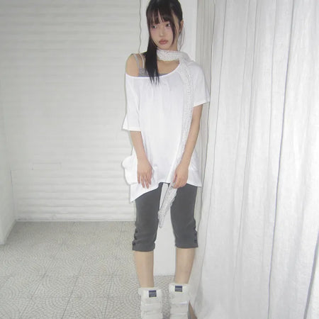 Sierra Slit Button Biker Pants