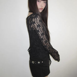 Danto Eyelet Studded Shorts