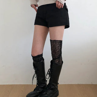 Danto Eyelet Studded Shorts