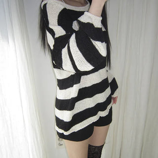 Chloe Delicate Fit Striped Summer Knit