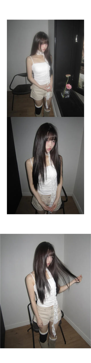 Corning Slim Side Shirring Built-in Cup Sleeveless