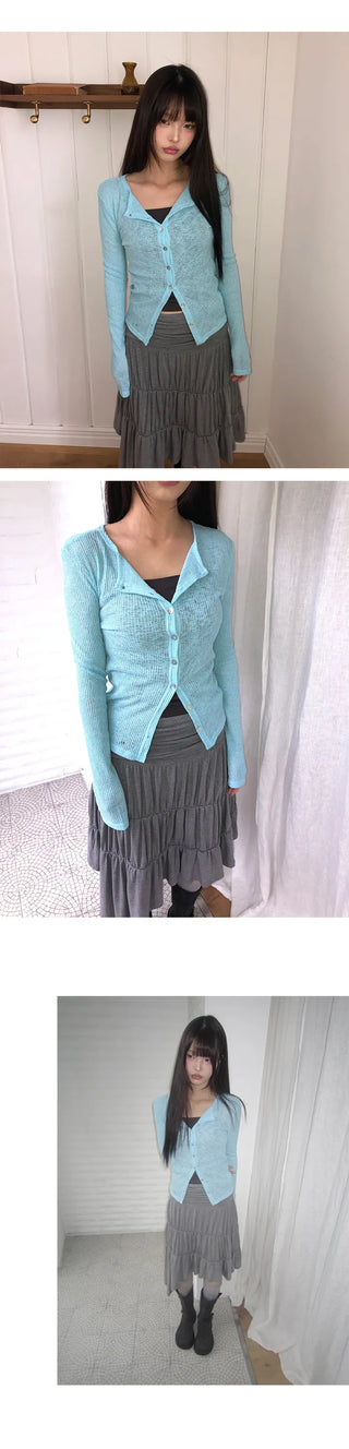 Corning Slim Side Shirring Built-in Cup Sleeveless