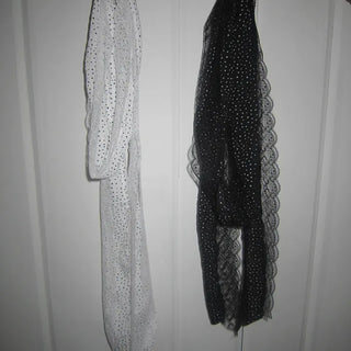 Laron Wave Dot Lace Scarf