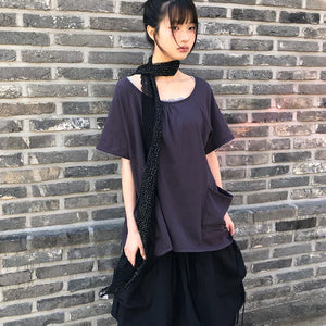 Laron Wave Dot Lace Scarf