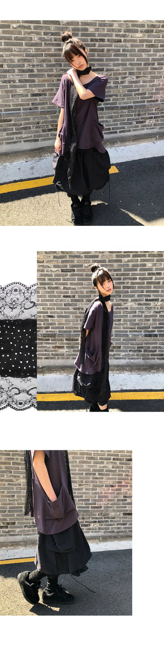 Laron Wave Dot Lace Scarf