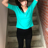 Viet Button Point Color Short Sleeve T-shirt