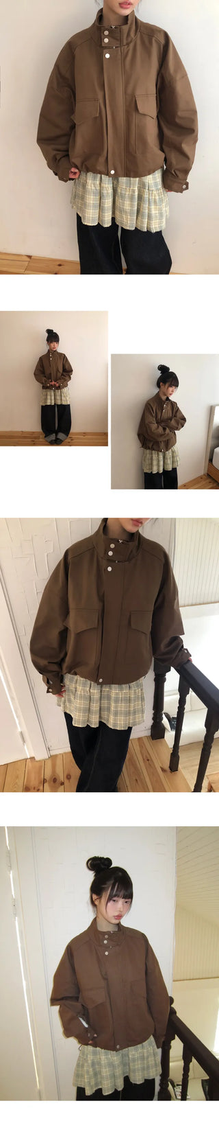 Aera Frill Check Sleeveless Dress