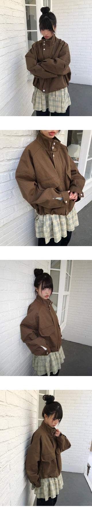 Aera Frill Check Sleeveless Dress