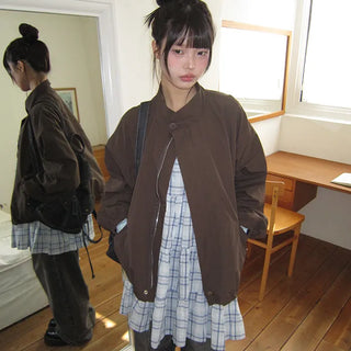 Aera Frill Check Sleeveless Dress