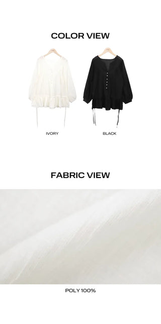 Ronew Frill Tiered Blouse