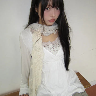 Linny Lace Wrap T-shirt