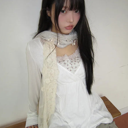 Linny Lace Wrap T-shirt