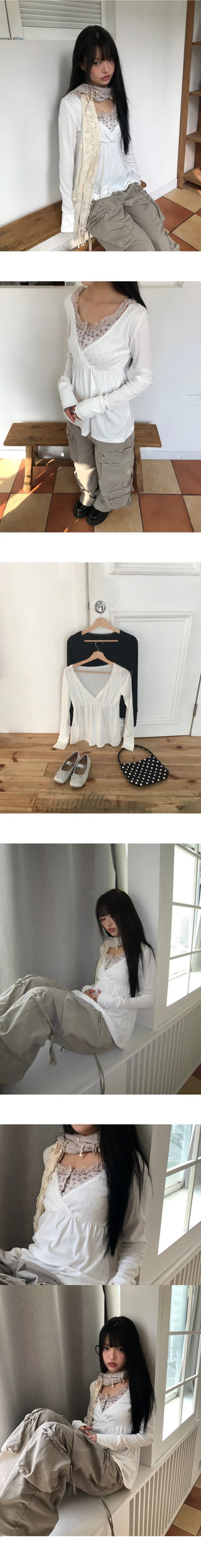 Linny Lace Wrap T-shirt